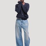 The Welt Pocket Cardigan in Navy