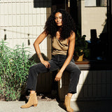 The Beatnik in Camel Suede on Body Sitting 2
