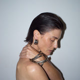 The Vera Hoop Earring in Sterling Silver