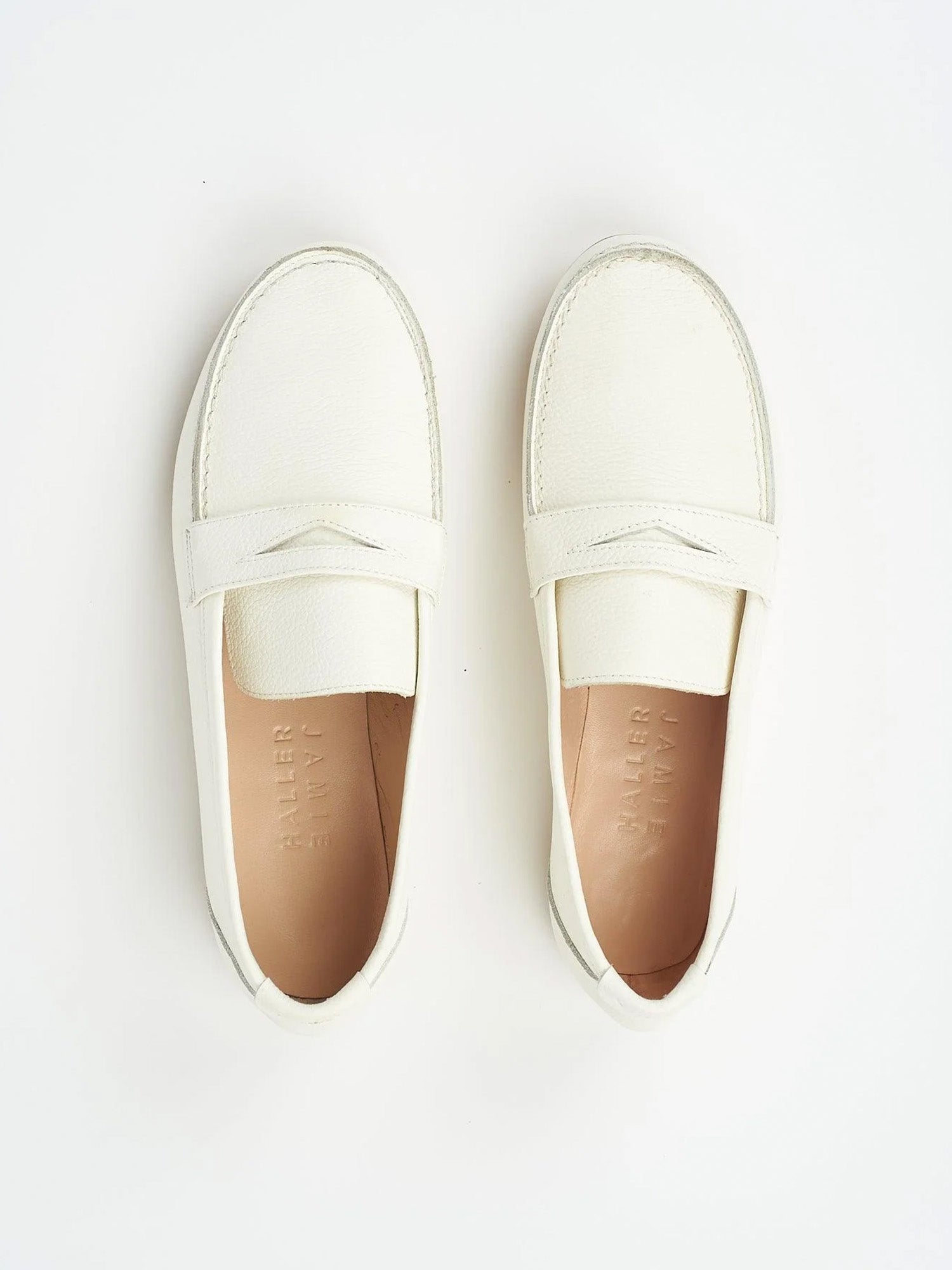 The Penny Loafer in White - Jamie Haller