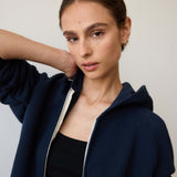 The Bird Hoodie in Navy