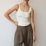 The Big Pleat Trouser in Khaki