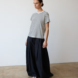 The Chameleon Tee in White Stripe