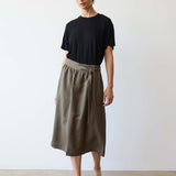 The Apron Skirt in Khaki