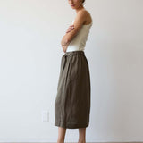 The Apron Skirt in Khaki