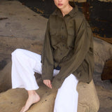 The Big Shirt in Colonial Green