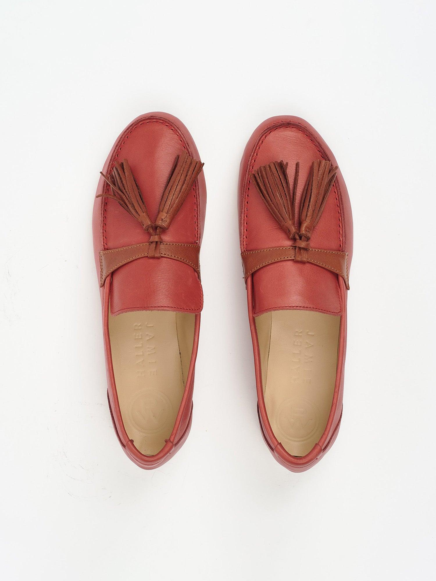 Jamie Haller x PW Tassel Loafer in Blood/Marrone - Jamie Haller