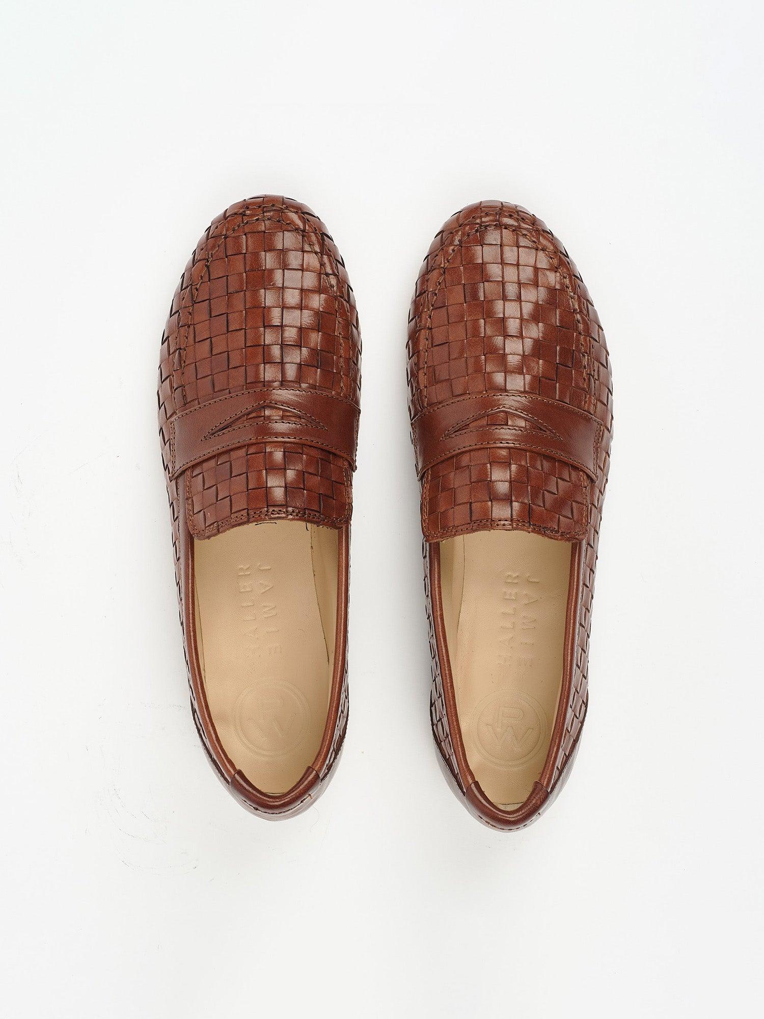 Jamie Haller x PW Woven Loafer in Brown - Jamie Haller