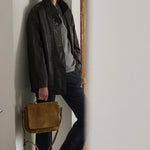The Rib Slim Sweater in Graphite