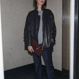 The Rib Slim Sweater in Graphite