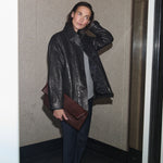 The Rib Slim Sweater in Graphite