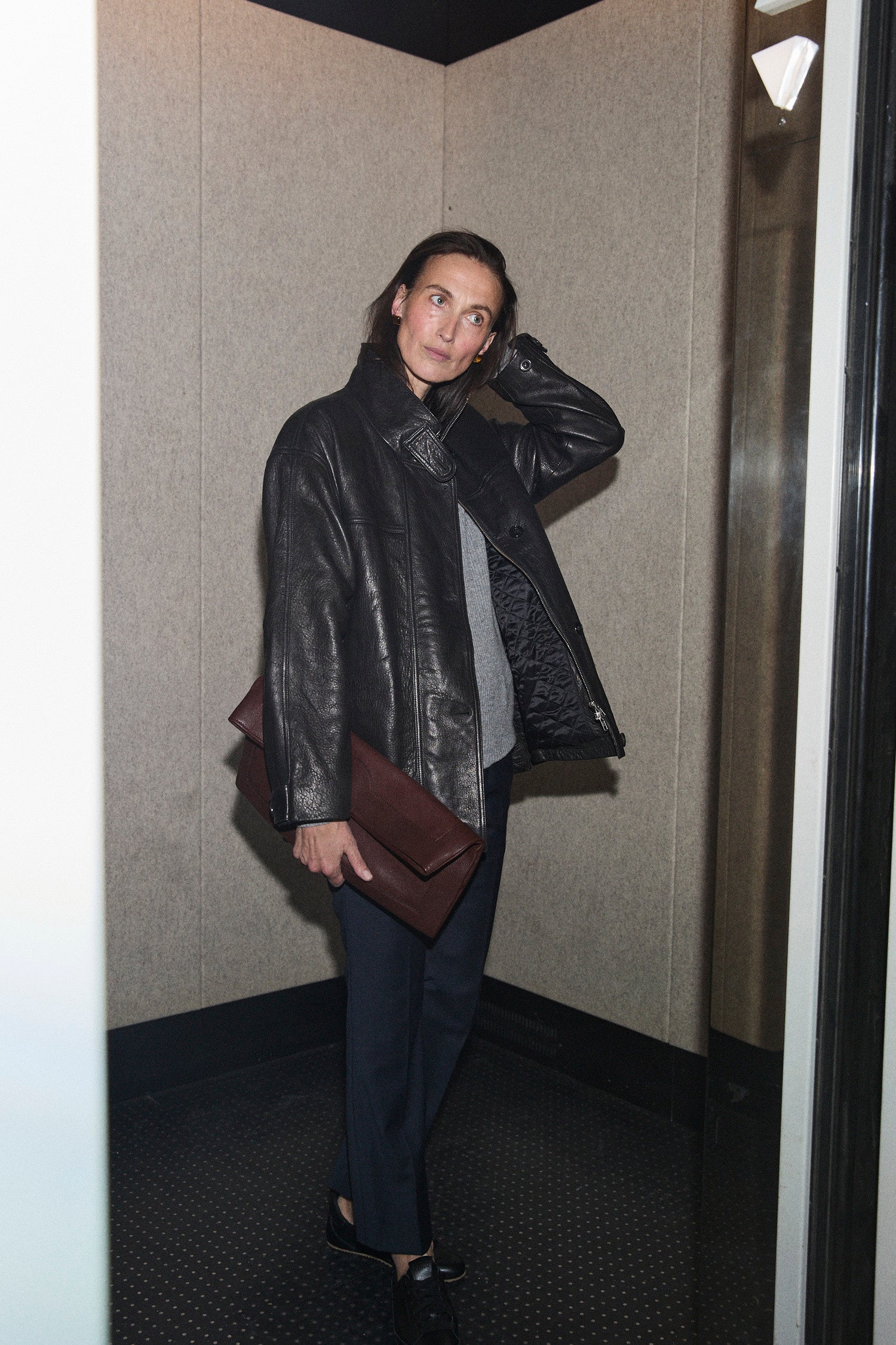 The Rib Slim Sweater in Graphite