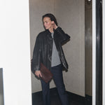 The Rib Slim Sweater in Graphite