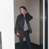 The Rib Slim Sweater in Graphite