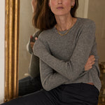 The Rib Slim Sweater in Graphite