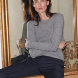 The Rib Slim Sweater in Graphite