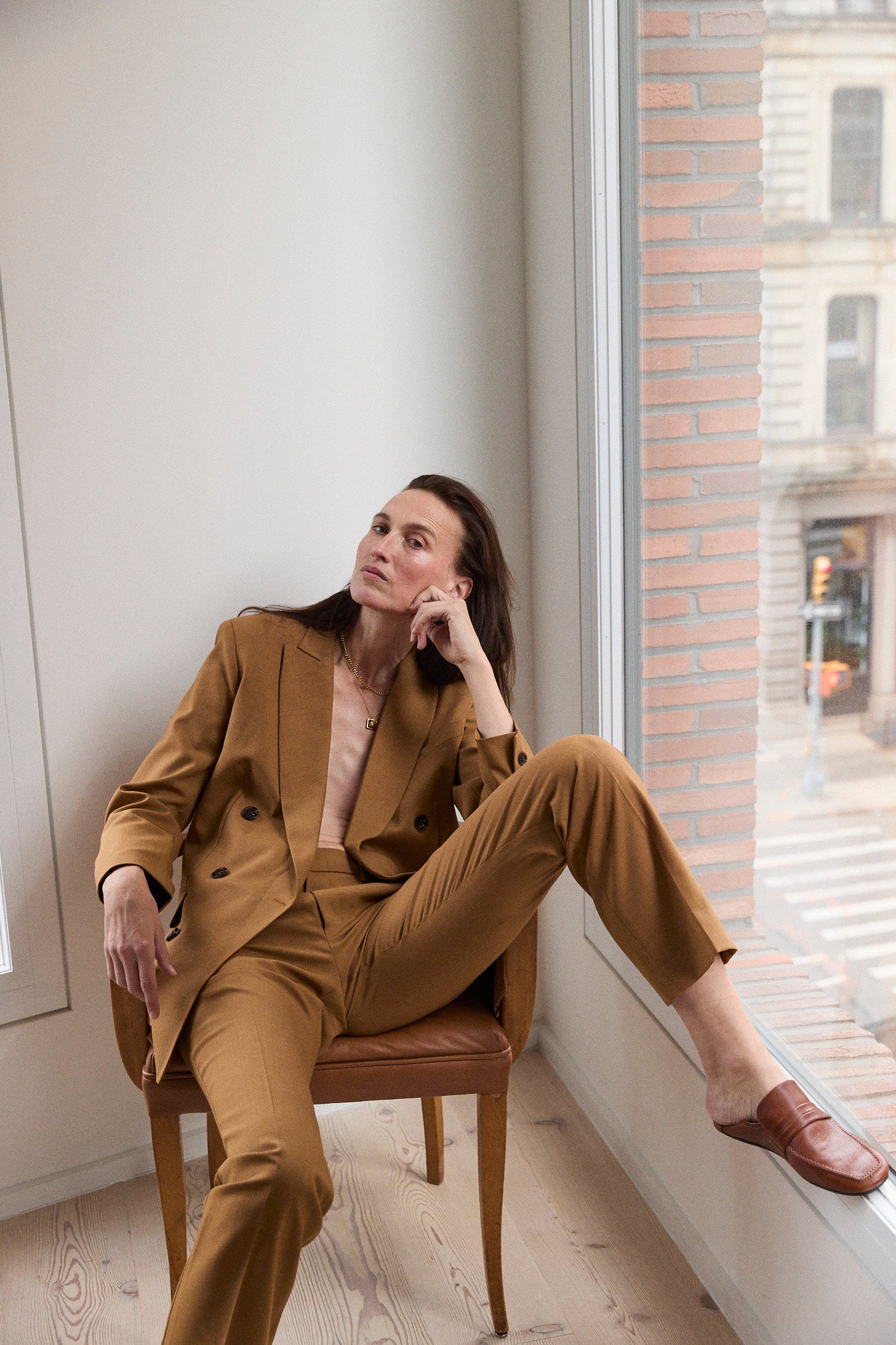 The DB Blazer in Mustard