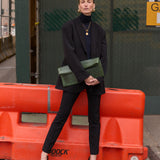 The Rib Turtleneck in Navy