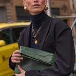 The Rib Turtleneck in Navy