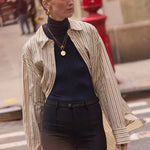 The Rib Turtleneck in Navy