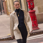The Rib Turtleneck in Navy