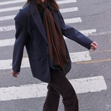 The Oversized Blazer in Navy