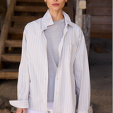 The Weekend Shirt in Stone Grey