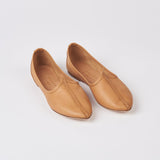 Jutti Slipper in Bare Angled Front View