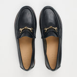 The Bit Loafer in Navy Flat Front