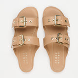 The Double Buckle Slide in Bare