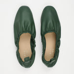 The Elastic Slipper in Verdone Flat Front