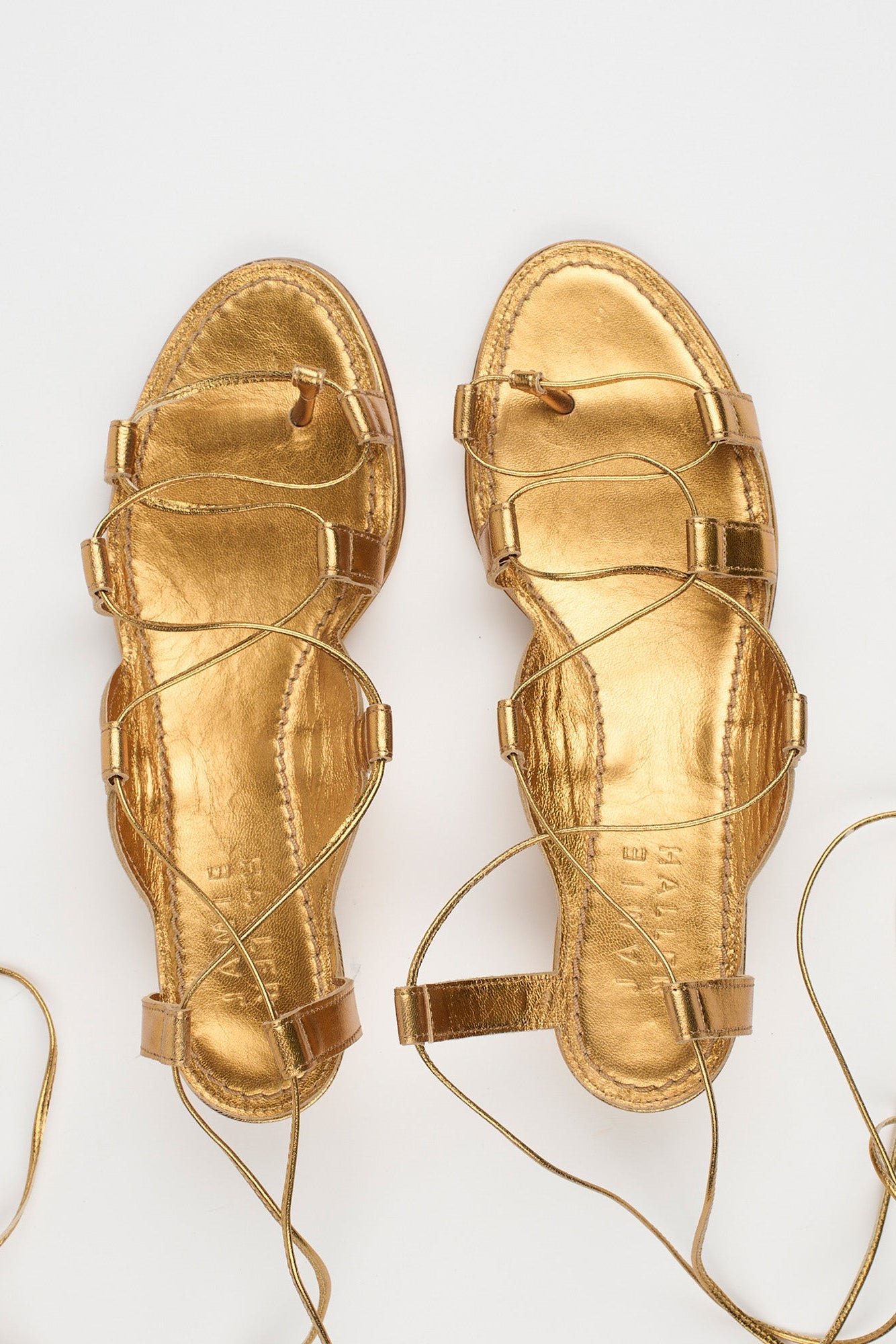 The Sparta Heel in Metallic Bronze