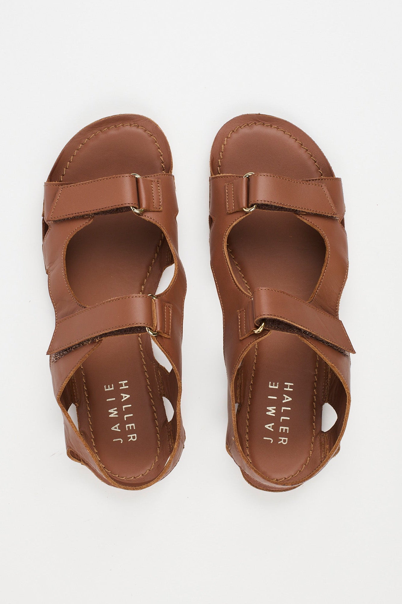 The Walking Sandal in Cognac